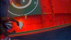 US Coast Guard medevac man near Dauphin Island, Ala.