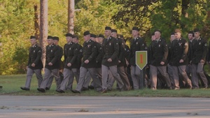 198th IN BN 3-47 Turning Blue Ceremony at Fort Moore