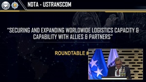 Roundtable discussion moderated by USAF Lt. Gen. Leonard Kosinski who serves as the director for logistics of the Joint Staff.