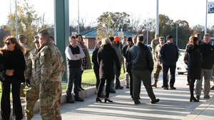 Grand opening of main access control gate at Fort Indiantown Gap