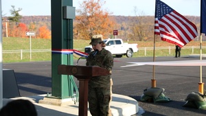 Grand opening of main access control gate at Fort Indiantown Gap
