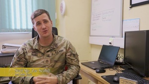 Soldiers of the 3rd DSB Explain the Pillars of the Prevention Work Force: Healthy Outlets