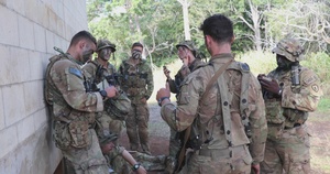 U.S. Soldiers establish a defensive perimeter during JPMRC 24-01 B-Roll