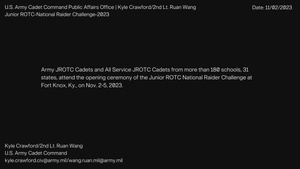 JROTC National Raider Challenge 2023 | Day 1