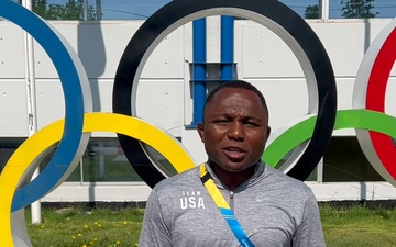 Spenser Mango talks about Spc. Kamal Bey and Sgt. Ildar Hafizov winning gold medals at the Pan American Games