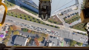Army Aviation Flyover of Atlanta Falcons Call to Service Game