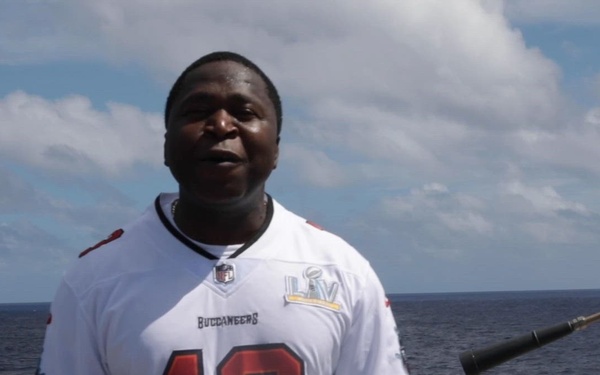 Tampa Bay Buccaneers Shoutout - HM2 Gay