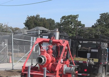 Corps of Engineers loans pumps to New Orleans Fire Department to fight marsh fire