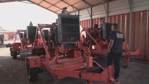 Corps of Engineers loans pumps to New Orleans Fire Department to fight marsh fire