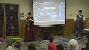 Camp Humphreys holds Hangul-Nori time (BROLL)