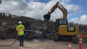 USACE begins Phase 2 debris removal in Kula, HI