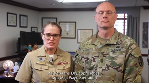 Walter Reed Leadership's Veterans Day address