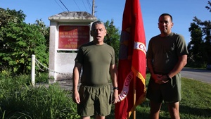 Camp Blaz participates in 248-mile birthday run