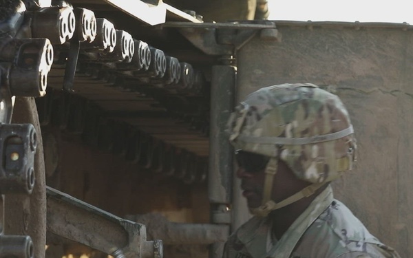 B-Roll: 3rd Infantry Division Soldier services M1A2 Sep v3 Abram