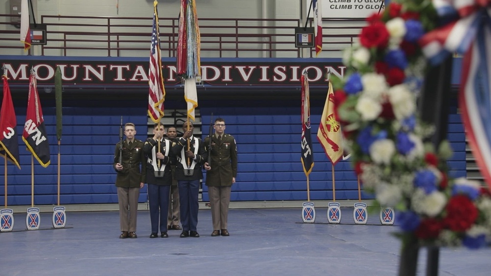 DVIDS Video Soldiers, Veterans, and members of the Fort Drum community attended a Veterans