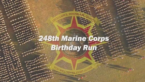 2nd Marine Logistics Group conducts a 248th Marine Corps Birthday celebration run
