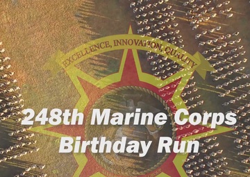 2nd Marine Logistics Group conducts a 248th Marine Corps Birthday celebration run