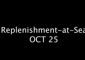 Sailors aboard the USS Rafael Peralta (DDG 115) conduct a replenishment-at-sea and a gun shoot in the South China Sea