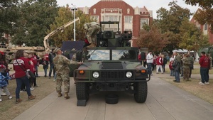 B-Roll: Oklahoma National Guard supports OU military appreciation day