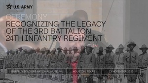 Recognizing the Legacy of 3-24 Infantry Regiment