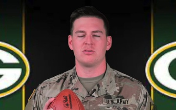 Green Bay Packers NFL Shoutout -SSG Codey Rouse