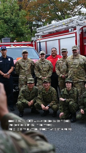 374th CES and Japan Ground Self-Defense Force Unite in Inagi City's Fire Prevention Drill