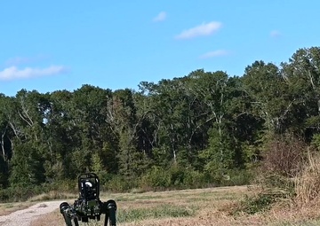 Robot dogs bring the bark to Barksdale