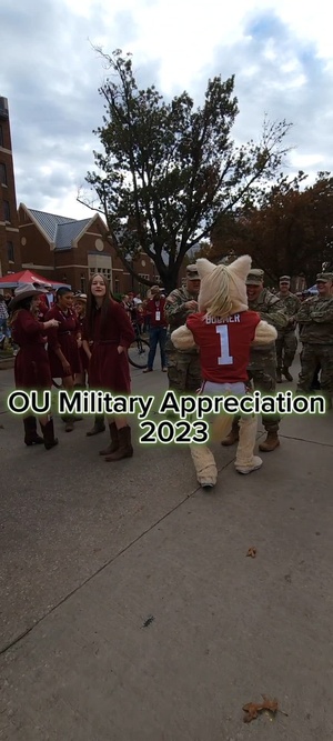 FCOE Command participates in OU v West Virginia football game