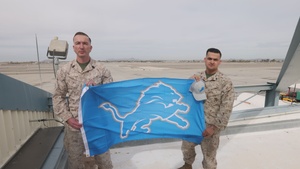 Detroit Lions Shoutout - Master Sgt. Kimball - Cpl. Gallardo