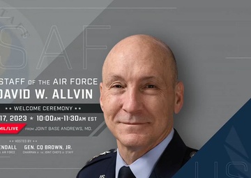 Chief of Staff of The Air Force Welcome Ceremony