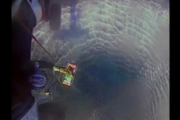 Coast Guard rescues 2 people, dog 90 miles off Florida's Gulf Coast