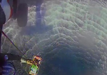 Coast Guard rescues 2 people, dog 90 miles off Florida's Gulf Coast