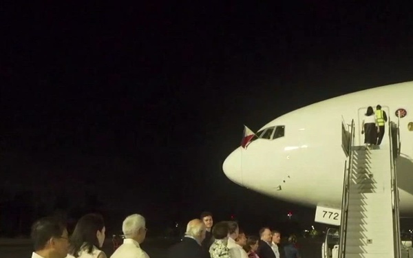 President of the Philippines arrival to INDOPACOM