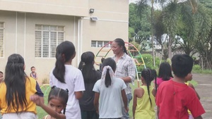 B-Roll: MRF-SEA Marines conduct community relations event at orphanage