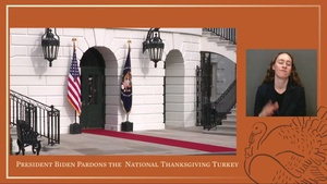 President Biden Pardons the National Thanksgiving Turkey