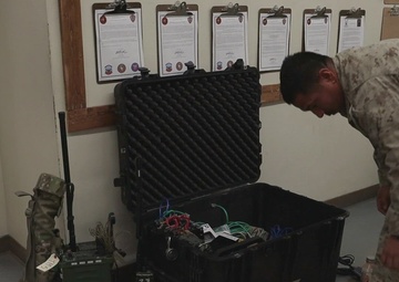 Marine Corps Communication Electronics School covers a new course on radio transmissions