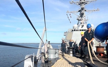USS Shoup arrives in Guam for scheduled port visit