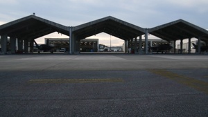 United in Strength: aircraft line the runway at Kadena Air Base B-roll (ground)