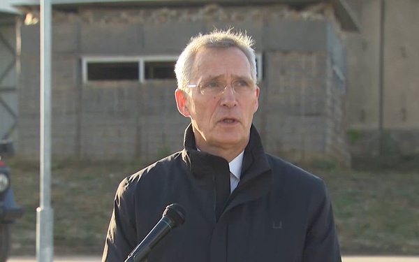 Remarks by NATO Secretary General to the KFOR troops - IT - 20/11/23