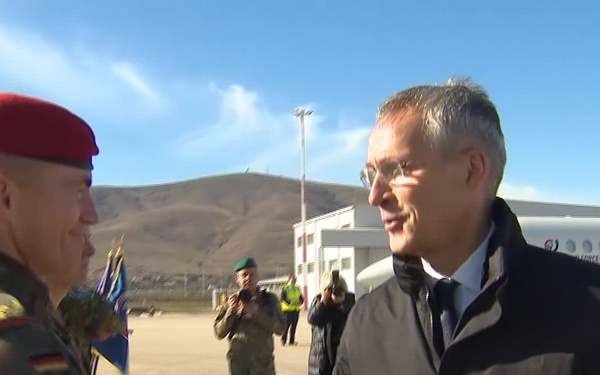 NATO Secretary General visits KFOR (B-ROLL) - 20/11/23