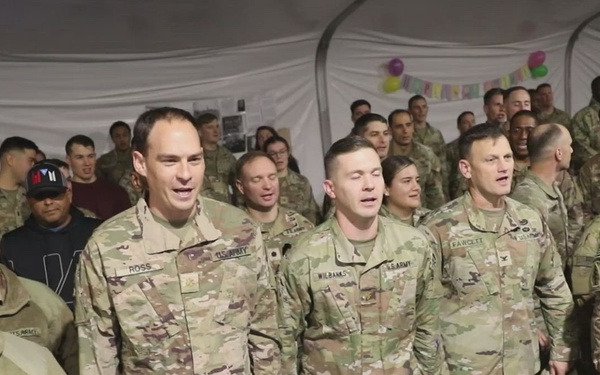 Forward Third Infantry Division Celebrates 106th Birthday - Cake Cutting