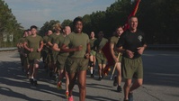 Marine Corps Combat Service Support Schools celebrates 248th birthday of the Marine Corps with motivational run