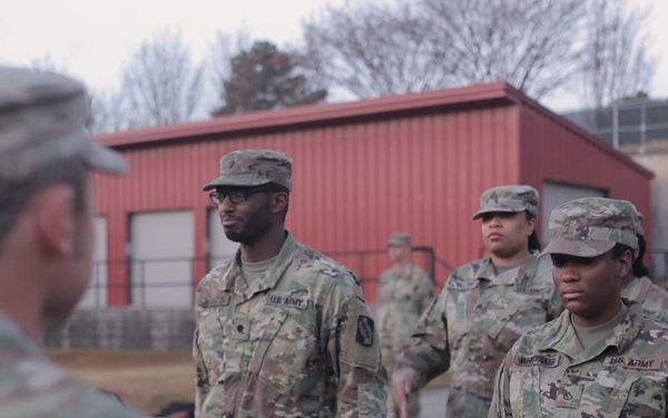 Chief of Army Reserve Public Affairs Col. Shannon Horne and Army Reserve Public Affairs Sgt. Maj. Marisol Walker visit the 982nd Signal Company Combat Camera Airborne for Battlefield Circulations