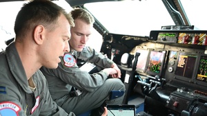 Aeromedical evacuation squadron trains on C-5M Super Galaxy