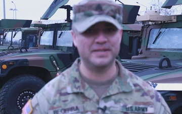 Sgt. Roberto Becerra 341st Movement Control Team, 729th Transportation Battalion, 163rd Regional Support Group, 7th Mission Support Command holiday greetings.