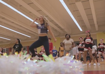 Indianapolis Colts Cheerleaders visit Baumholder (720p No Graphics)