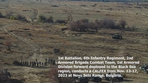 Regulars 1-6 Infantry Regiment Conduct CALFEX in Bulgaria