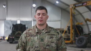 Soldiers wish Family and Friends Happy Holidays