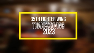 35th Fighter Wing Thanksgiving 2023