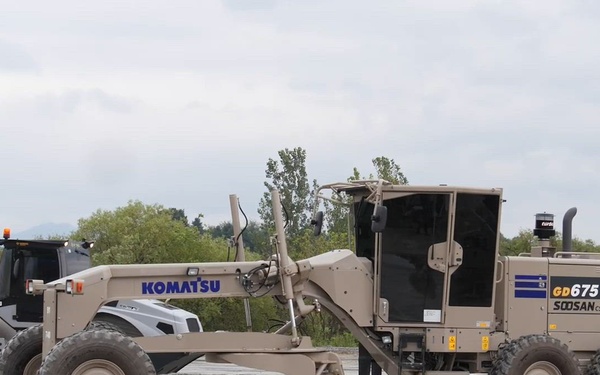 11EN BN, DSB, 2ID/RUCD and ROK AF and Army construction elements Combined airfield and bridge repair Training B-Roll